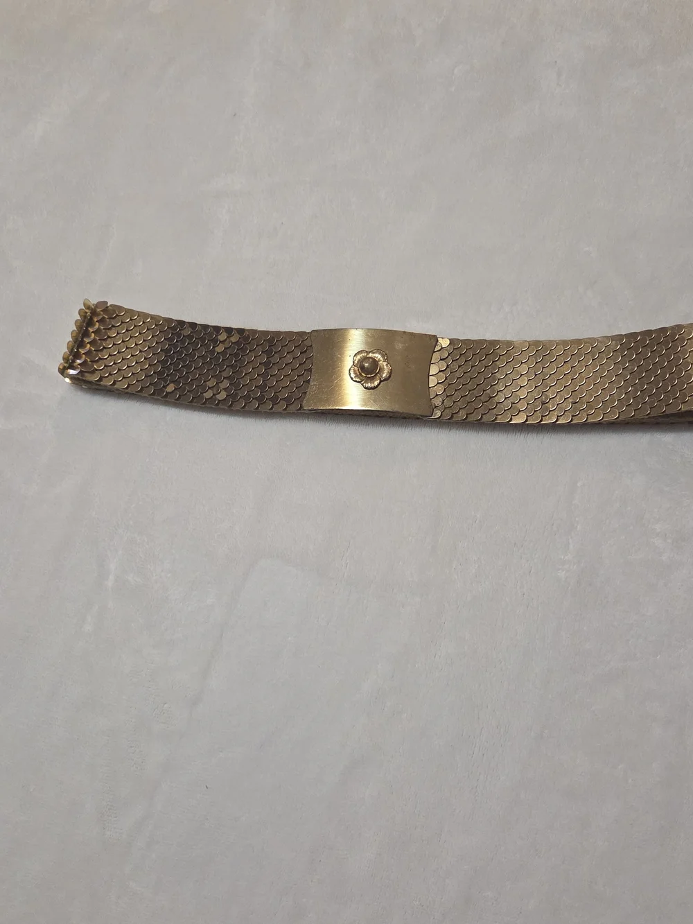 Gold Metal Scale Belt Vintage 1960 To 70, Boho